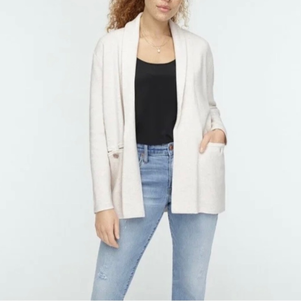 NWT J Crew blush sweater cardigan